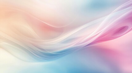 Poster - A soothing abstract background with soft, pastel hues and gentle textures, ideal for creating a calming and serene visual effect.