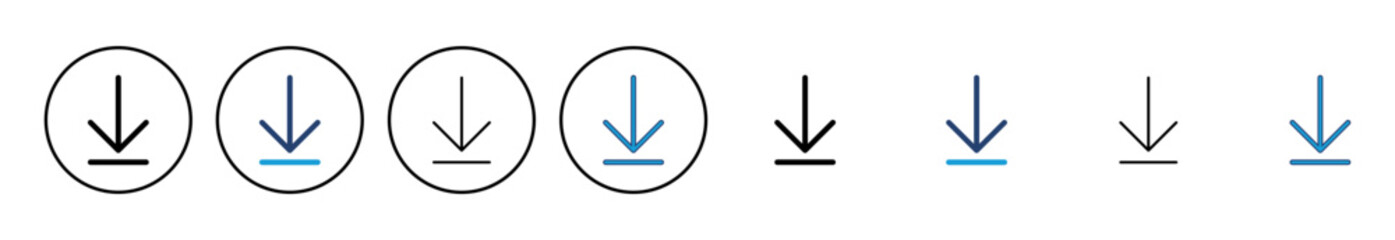 Aufkleber - Download icon vector. Download vector icon