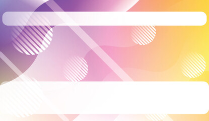 Blurred Decorative Design In Abstract Style With Wave, Curve Lines, Circle, Space for Text. Fluid shapes composition. For Design Flyer, Banner, Landing Page. Vector Illustration