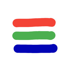 Poster - Glossy vector set of colorful web buttons design  red green blue