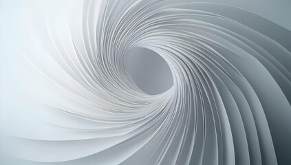 Poster - A mesmerizing swirl of layered paper, creating a dynamic visual effect that captivates and intrigues the viewer.