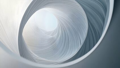 Poster - An abstract spiral formation conveying a sense of depth and movement, perfect for creative projects and visual inspiration.