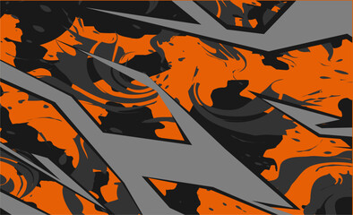 Fototapete - Abstract pattern texture sharp fiery lines. abstract baskground
