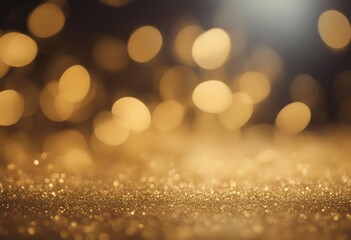 Wall Mural - lights defocused background gold beautiful festive glowing electricity fantasy motion effect blurred