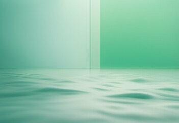 Aufkleber - green foam sea frame solid vertical color background combination linear gradient mint effect modern 