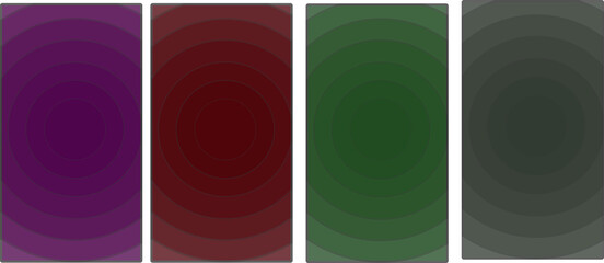 Fototapete - Abstract vector banners design a set of four green textured backgrounds