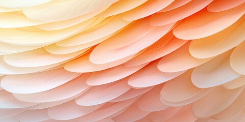 Poster - Abstract Peach and Cream Shapes Softly Layered Background, Perfect for Designs and Decorations