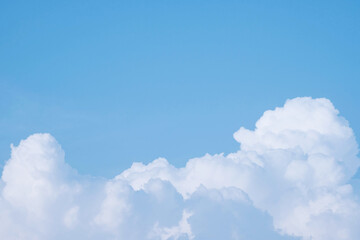 Wall Mural - beautiful blue sky clouds for background.