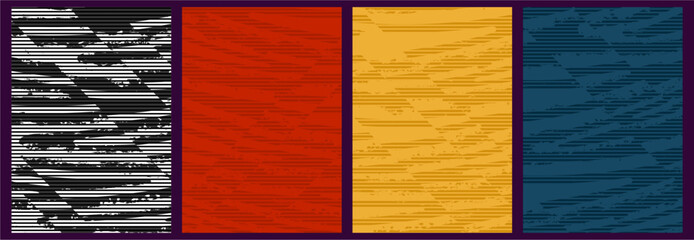 Poster - texture pattern irregular line shape with curves. abstract background