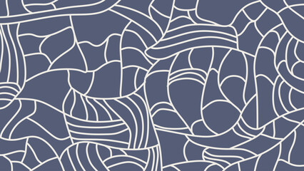 Poster - Abstract Pattern Texture Curved Lines with Retro Style. Abstract wavy lines background