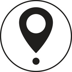 Poster - Map pin location icon. Modern map markers vector isolated on transparent background. GPS location symbol. Modern map markers global positioning system and travel destinations.
