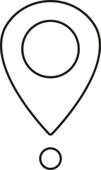 Poster - Map pin location icon. Modern map markers vector isolated on transparent background. GPS location symbol. Modern map markers global positioning system and travel destinations.