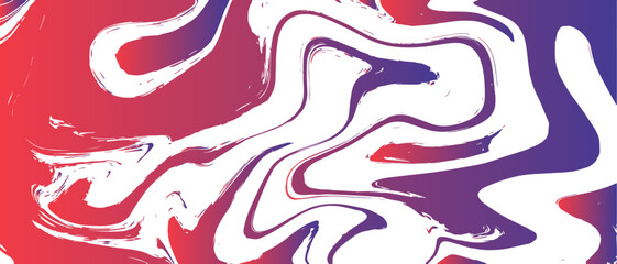 Aufkleber - Liquify Red, orange and pink abstract background with premium marbleized design. Marble texture with waves and mixing oil paint Fluid  ink water design. Colorful liquid and splash of paint.
