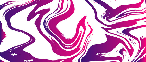 Aufkleber - Liquify Red, orange and pink abstract background with premium marbleized design. Marble texture with waves and mixing oil paint Fluid  ink water design. Colorful liquid and splash of paint.