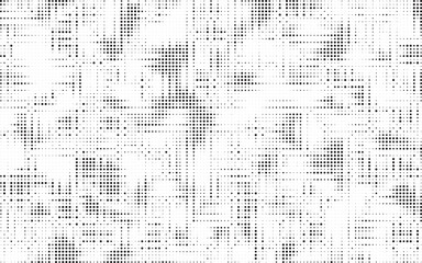 Fototapete - Halftone background vector, abstract backdrop design with two tone pattern and copy space for edit your content. Vector Illustration.