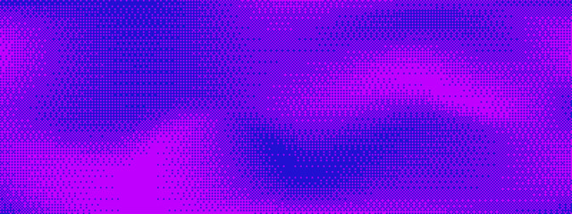 Aufkleber - blue and purple neon gradient vector background with abstract texture. glitch effect and noise, feat