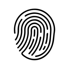 Poster - fingerprint identification security scan biometric authentication system access control personal ide