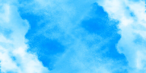 Wall Mural - blue sky with white clouds in sunny weather .blue sky vector .white cumulus clouds formation in blue