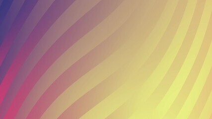 Wall Mural - Abstract Curving Lines Background: A Gradient of Purple, Pink, and Yellow Hues