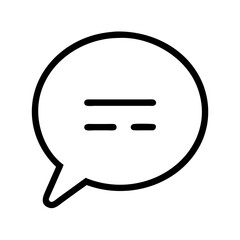 Poster - Chat bubble icon vector illustration message speech bubble icon communication bubble icon talking bubble vector