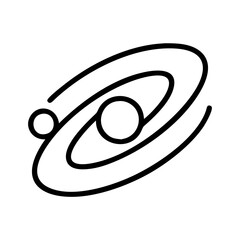Wall Mural - galaxy system vector illustration for space exploration astronomy and cosmic science design projects