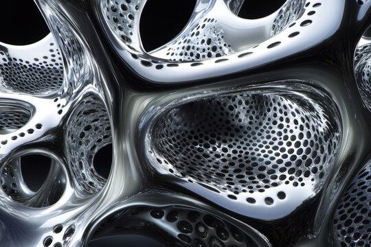 Abstract metallic organic structure