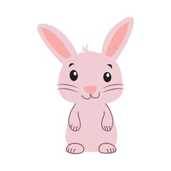Wall Mural - color icon for rabbit