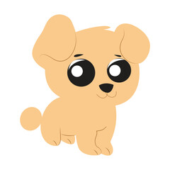Wall Mural - color icon for dog