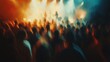 © indah - Crowd enjoying concert, vibrant stage lighting, energetic atmosphere, music event