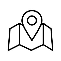 Poster - Find location on map with gps navigation and travel destination point for route planning and direction