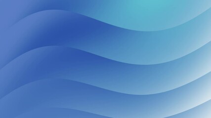Wall Mural - Abstract Blue Wave Background: Serene Gradient Design