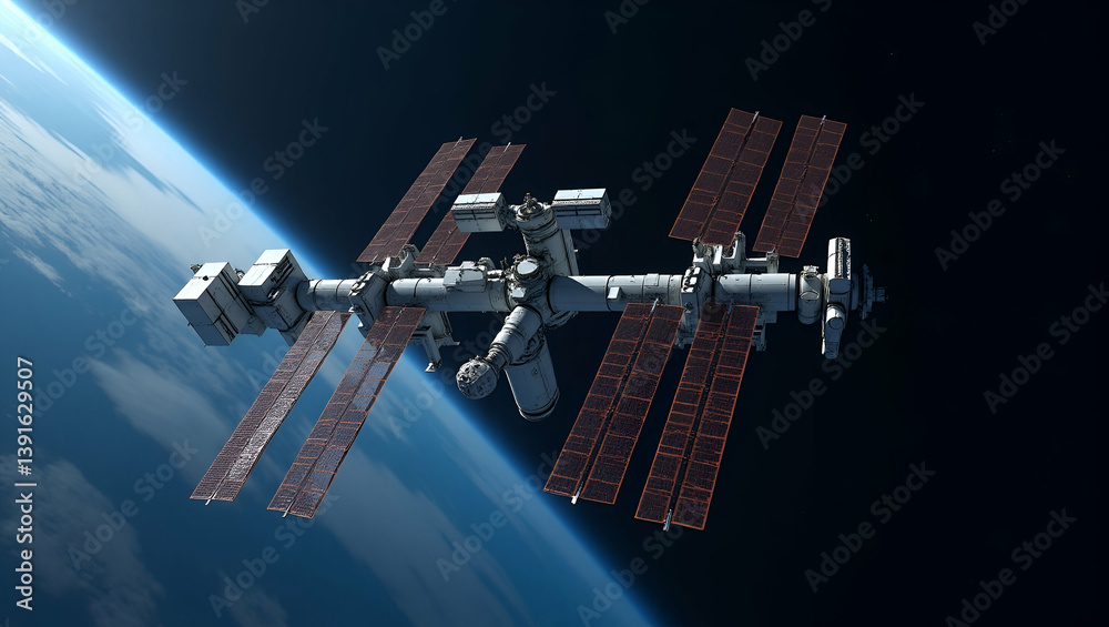Explore high-resolution ISS operations imagery showcasing advanced ...
