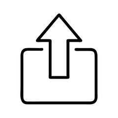 Poster - Upload icon vector file for web design and mobile app ui ux send data to cloud 100 character