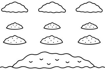 Poster - Loam Line Art Simple Sketch for Elegant Illustration Artwork  