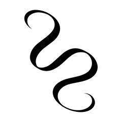 Poster - Elegant Swirling Ribbon Dance Fluidity and Grace in Motion