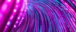 © Koplexs-Stock - Abstract image of flowing light trails in shades of purple and blue.