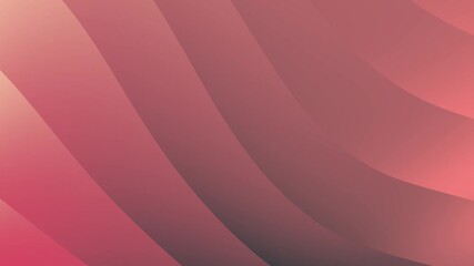 Wall Mural - Abstract Pink and Red Curving Lines Background