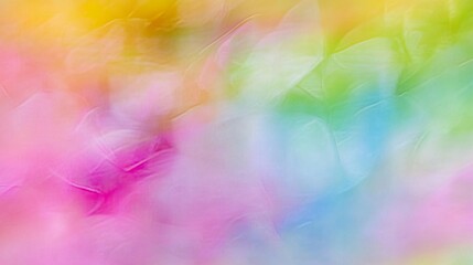 Wall Mural - Abstract background with blended colors including pink yellow green and blue hues.