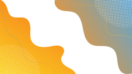 Poster - Abstract modern elegant design, trendy colorful vector background. Modern abstract cover design. Orange abstract background layers papercut design vector.