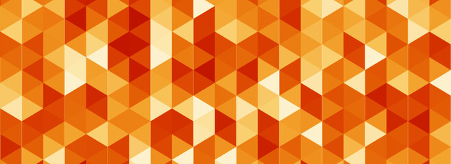 Poster - Abstract colorful seamless geometric pattern polygon mosaic vector background illustration. Modern geometric abstract seamless pattern vector background. Colorful trendy low poly background design.