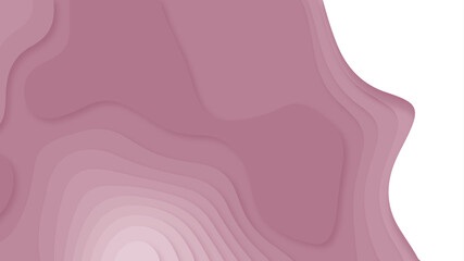 Aufkleber - Paper cut shape abstract background in pink gradient color with copy space for text and image.  abstract pink paper art style vector background.