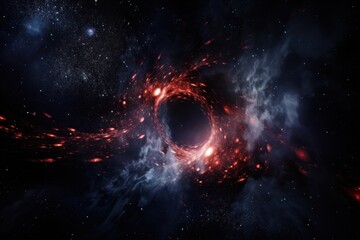 Wall Mural - schwarzschild black holes space astronomy universe.