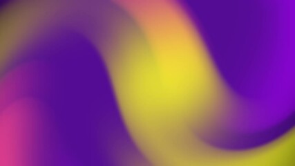 Wall Mural - Abstract Swirls of Purple and Yellow Hues: A Vibrant Digital Art Piece