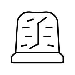 Poster - Emergency siren icon vector illustration, emergency alert system, warning light, safety and security 99