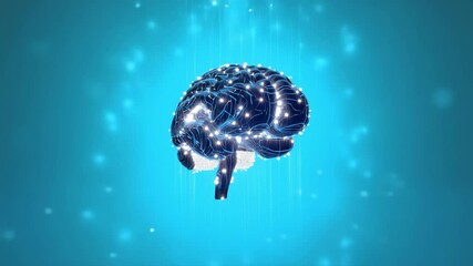 Aufkleber - Evolving brain-like structure forming complex