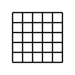 Poster - Square grid pattern vector illustration for graphic design and background applications with clean lines design