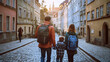 © Rostyslav - Family discovering the charm of historic city architecture together