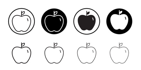 Poster - Apple icon Black and white logo