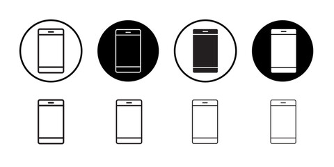 Poster - Phone icon Black and white logo