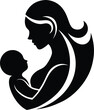 © RabiaAktar - Mother And Child Silhouette Icon Maternal Love And Care Graphic Design, mother, baby, child, silhouette, icon, maternal, motherhood, love, care, family, newborn, infant, graphic, design, illustration